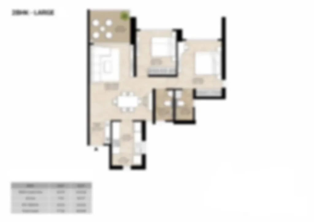 2 BHK Luxury